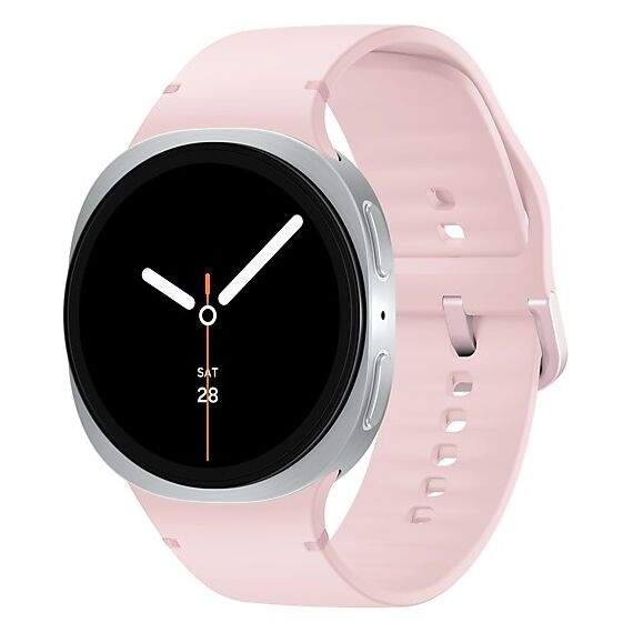 Galaxy Watch8 | 44 мм | 4G LTE | Silver | Sport/Pink | M/L, Размер ремешка : M/L, Тип ремешка : Sport, Размер корпуса : 44 мм, Подключение часов : Bluetooth / Wi-Fi + 4G LTE, Цвет ремешка: Pink, Цвет: Silver
